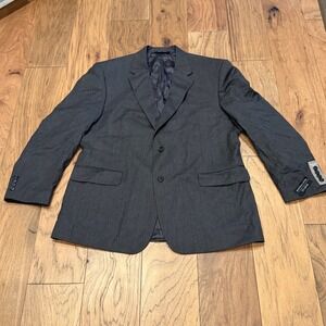 Jos. A. Bank Executive Collection Charcoal Blazer Jacket 46 Reg New With Tags